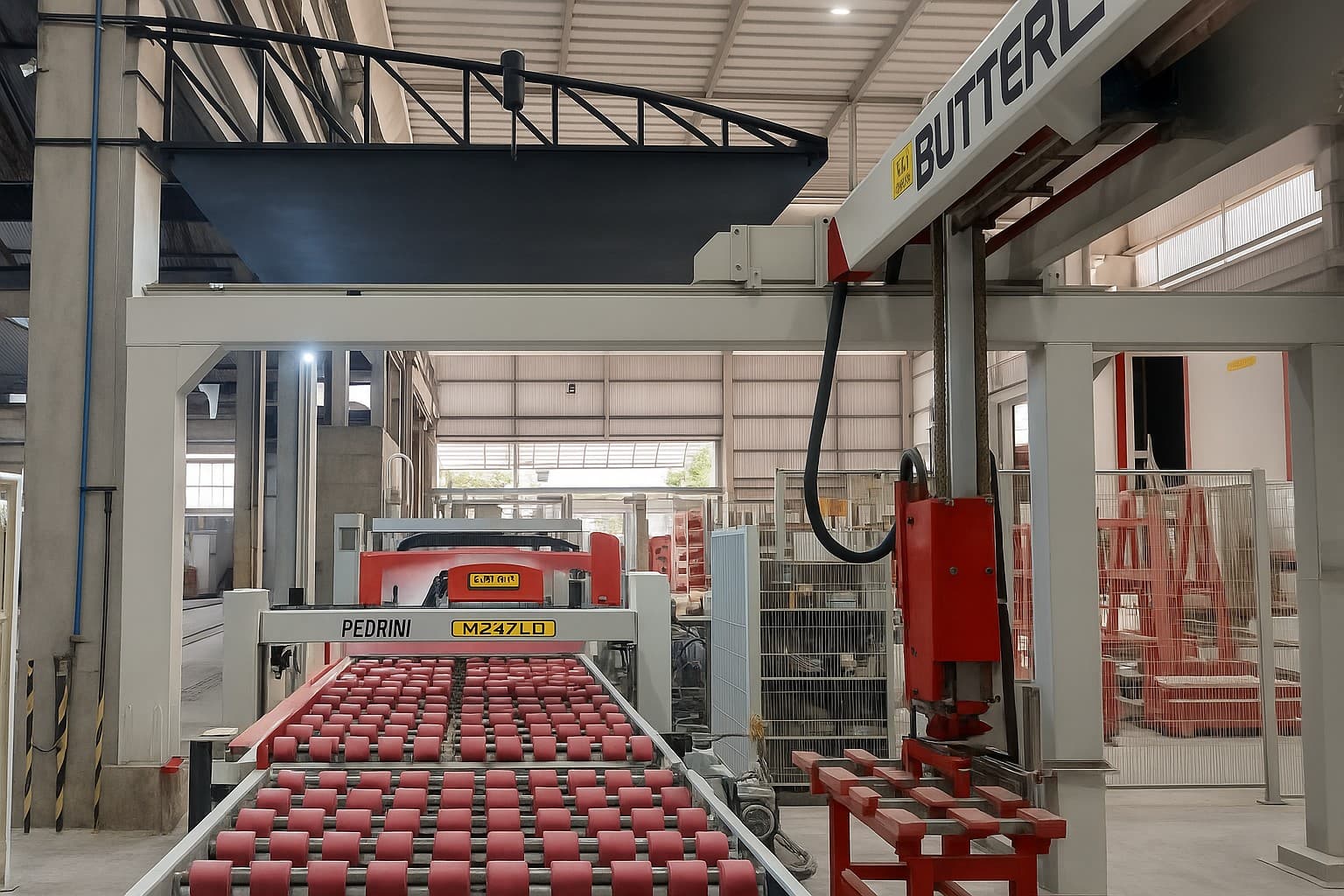 Estúdio horizontal OrnaTec para linha de produção